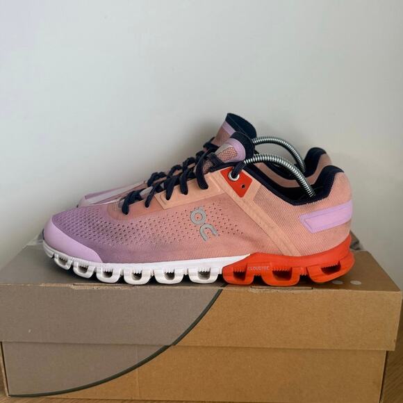 On Cloud Cloudflow “Rose Fiji” Women Running Sneakers- SZ 9 - Picture 4 of 16